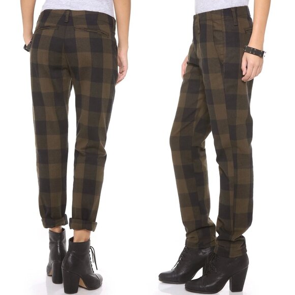 Rag & Bone Portobello Pants in Army Plaid - Picture 2 of 6